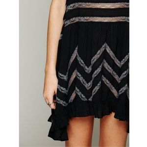 Free People Voile & Lace Trapeze Slip